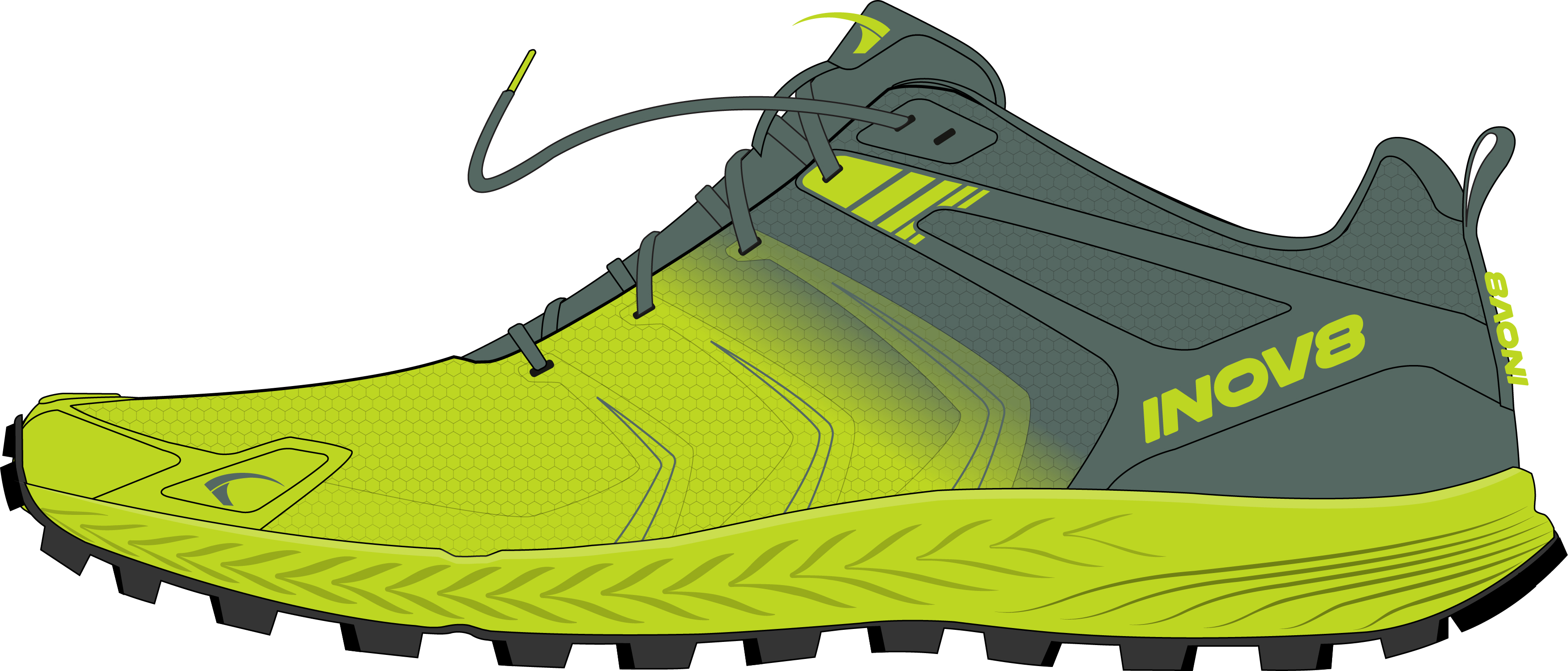 Image Inov8 Trailtalon Speed  Homme LIME/VERT FORET M7.5